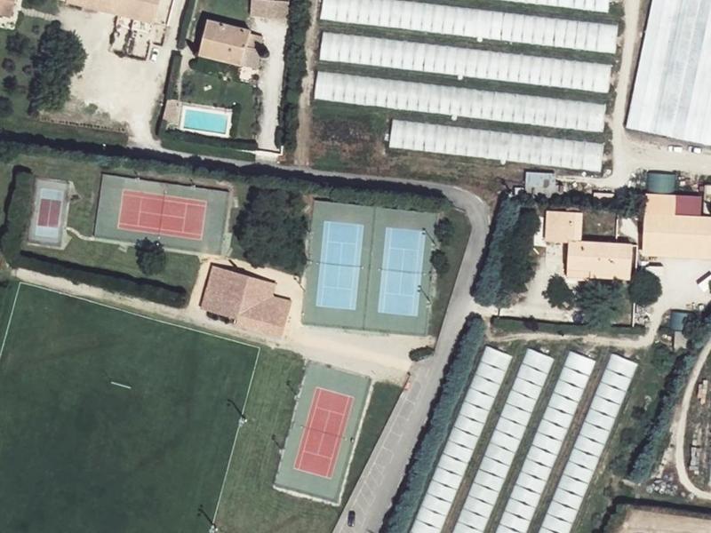 Vue aérienne de Complexe Sportif André Grosfils