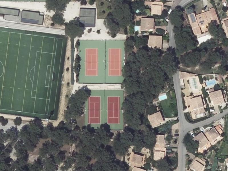 Vue aérienne de Complexe Sportif COSEC