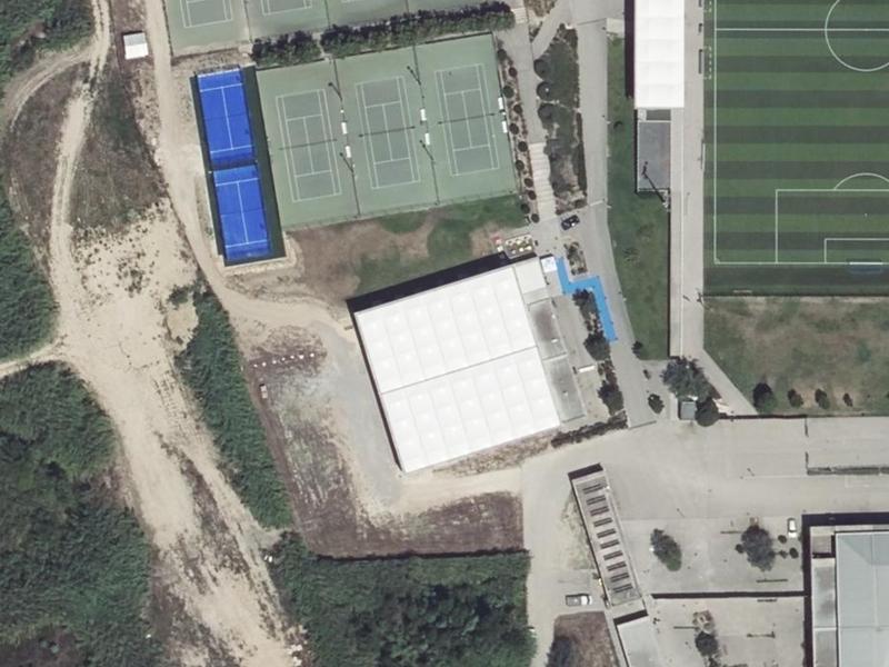 Vue aérienne de Complexe Sportif de la Plaine des Sports