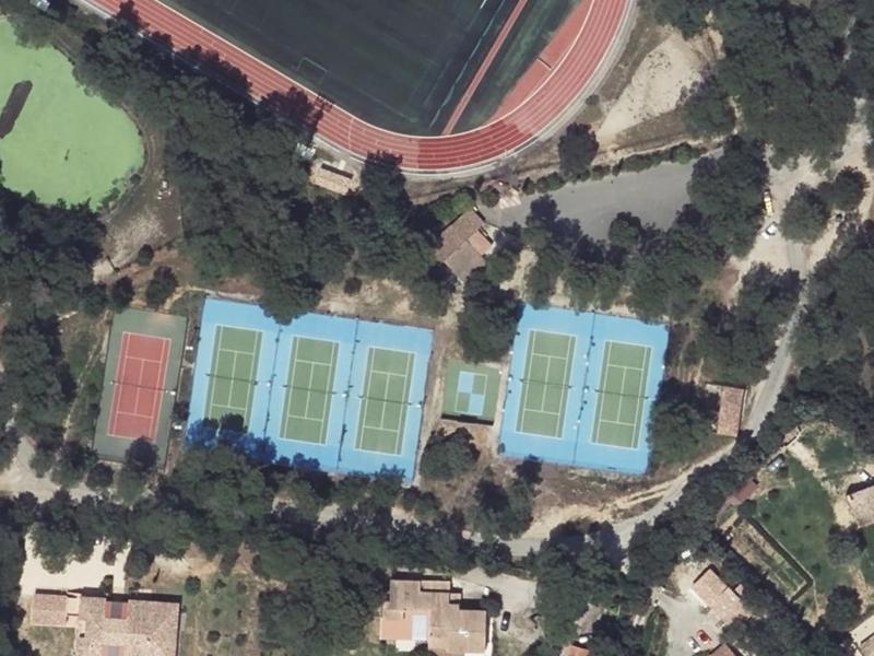 Vue aérienne de Complexe Sportif des Garrigues