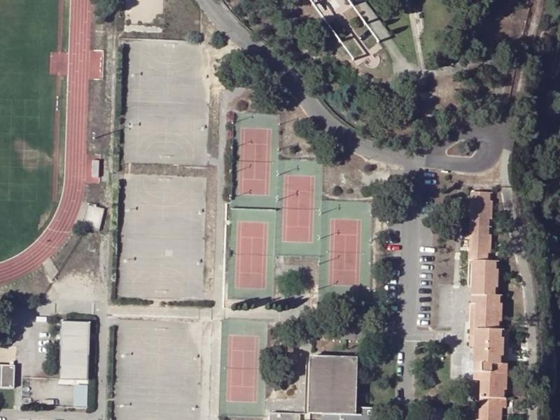 Vue aérienne de Complexe Sportif du CEC Les Heures Claires