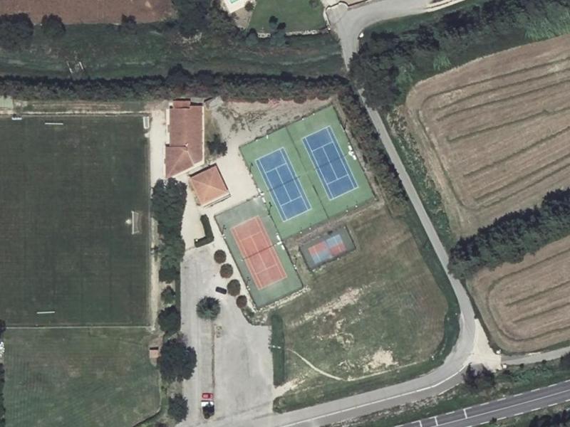 Vue aérienne de Tennis Club du Grès