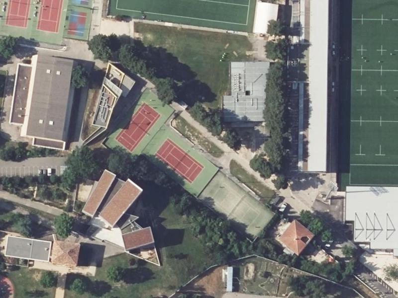 Vue aérienne de Complexe Sportif Maurice David à Aix-en-Provence (photographie aérienne IGN)