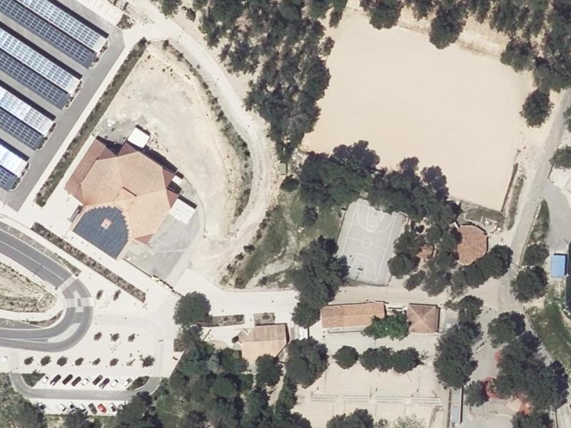 Vue aérienne de Association Vénelloise de Tennis (AVT)