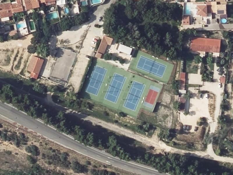 Vue aérienne de Tennis Club Municipal Coudoux